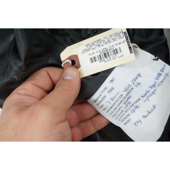 John Varvatos Triple Needle Stitching Cracked Goat Leather Brown Jacket M NEW - Picture 8 of 8